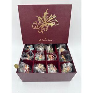 Danbury Mint HEAVENLY ANGELS Christmas Ornaments-Complete Set of 12 in Box Tags
